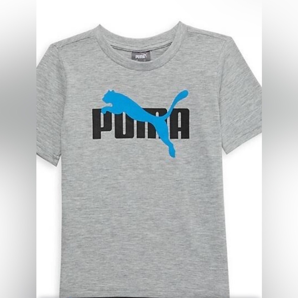 Puma Jersey T-shirt in gray size 6. Nwt